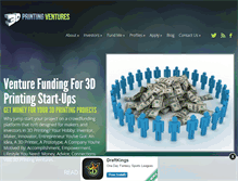 Tablet Screenshot of 3dprintingventures.com